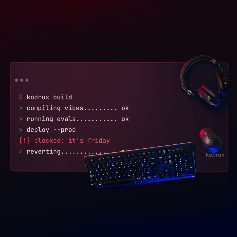 kodrux terminal desk mat 36x18 - Kodrux