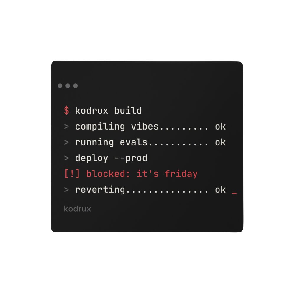 kodrux terminal mouse pad 18x16 - Kodrux