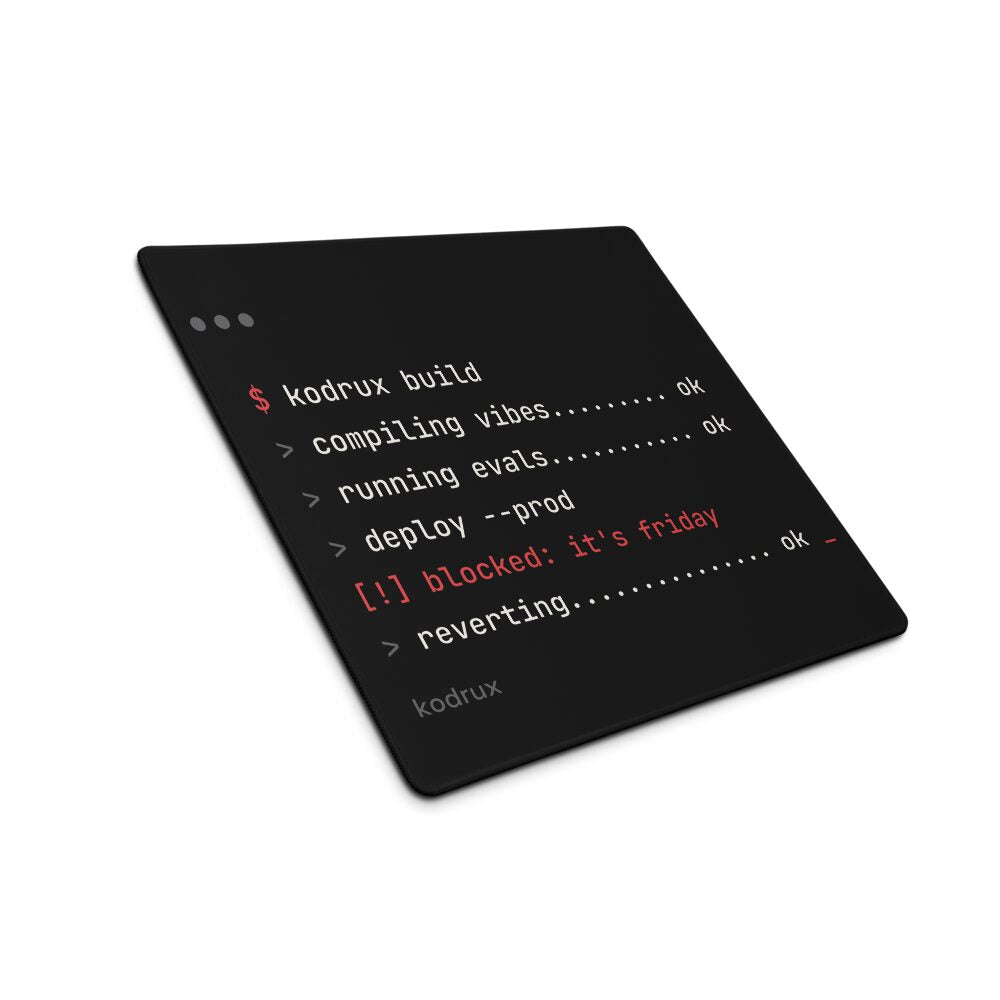kodrux terminal mouse pad 18x16 - Kodrux