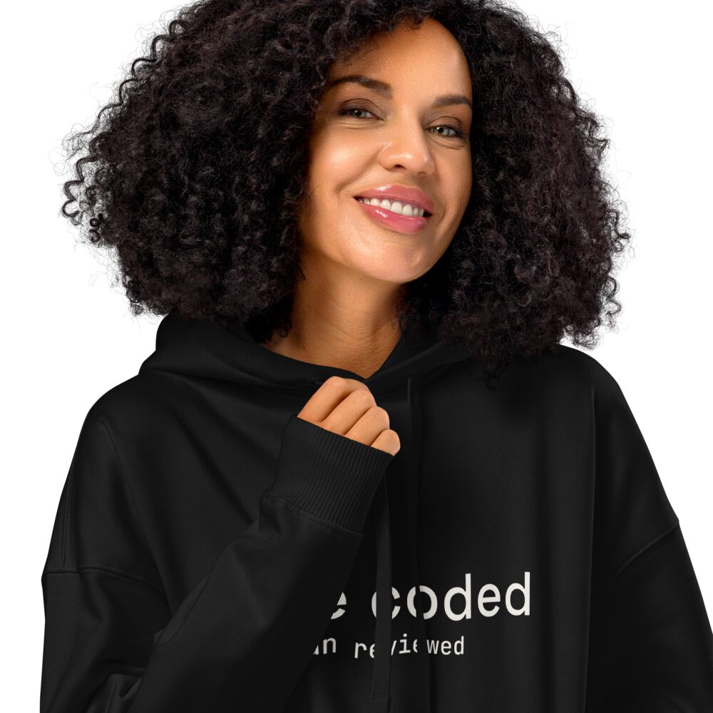 vibe coded // human reviewed hoodie - Kodrux
