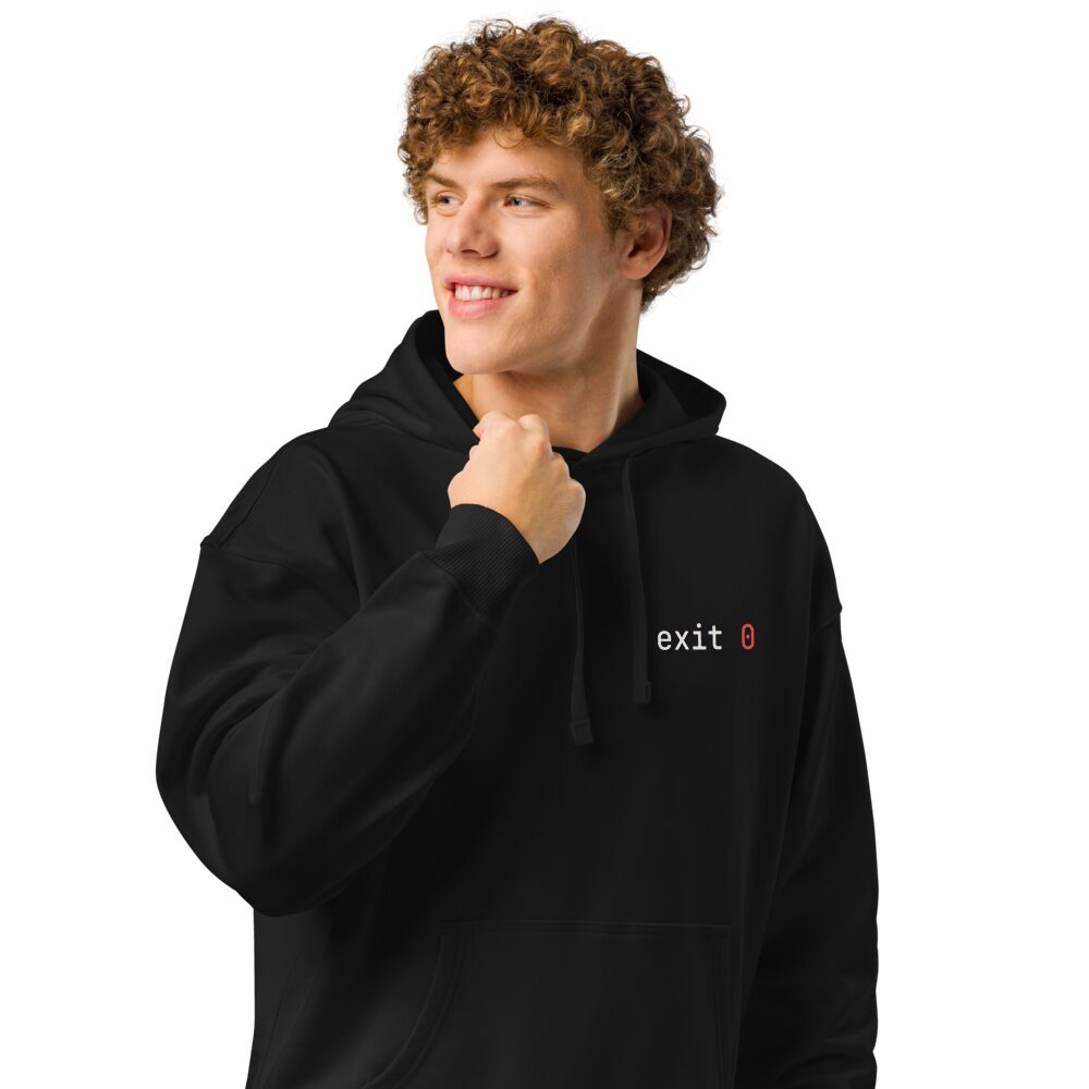 exit 0 hoodie - Kodrux