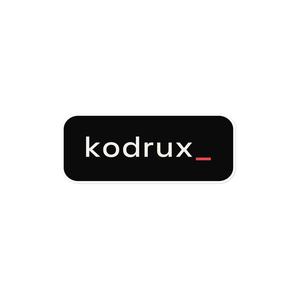kodrux sticker - Kodrux