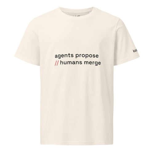 kodrux agents propose humans merge vintage white — front