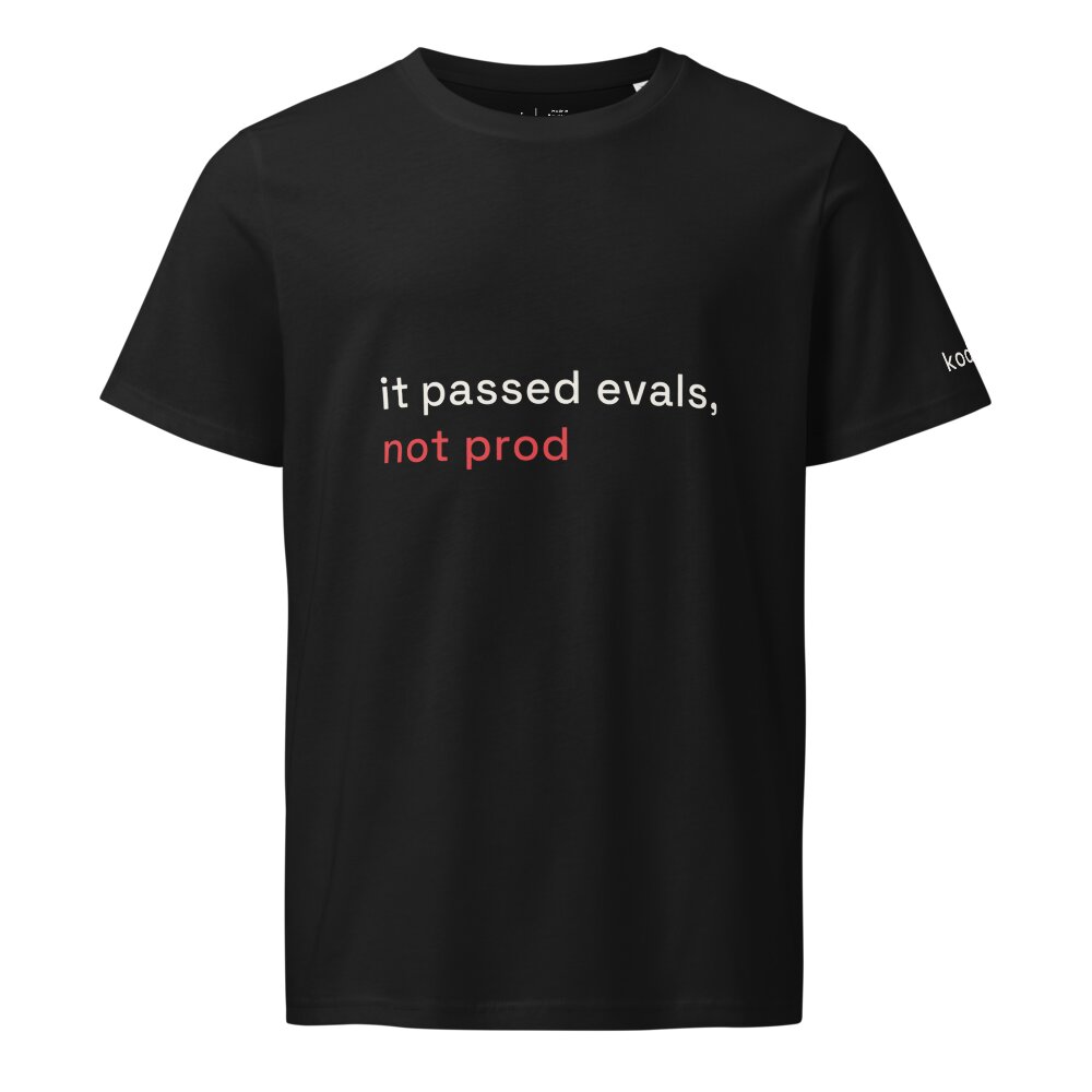 kodrux it passed evals not prod black — front