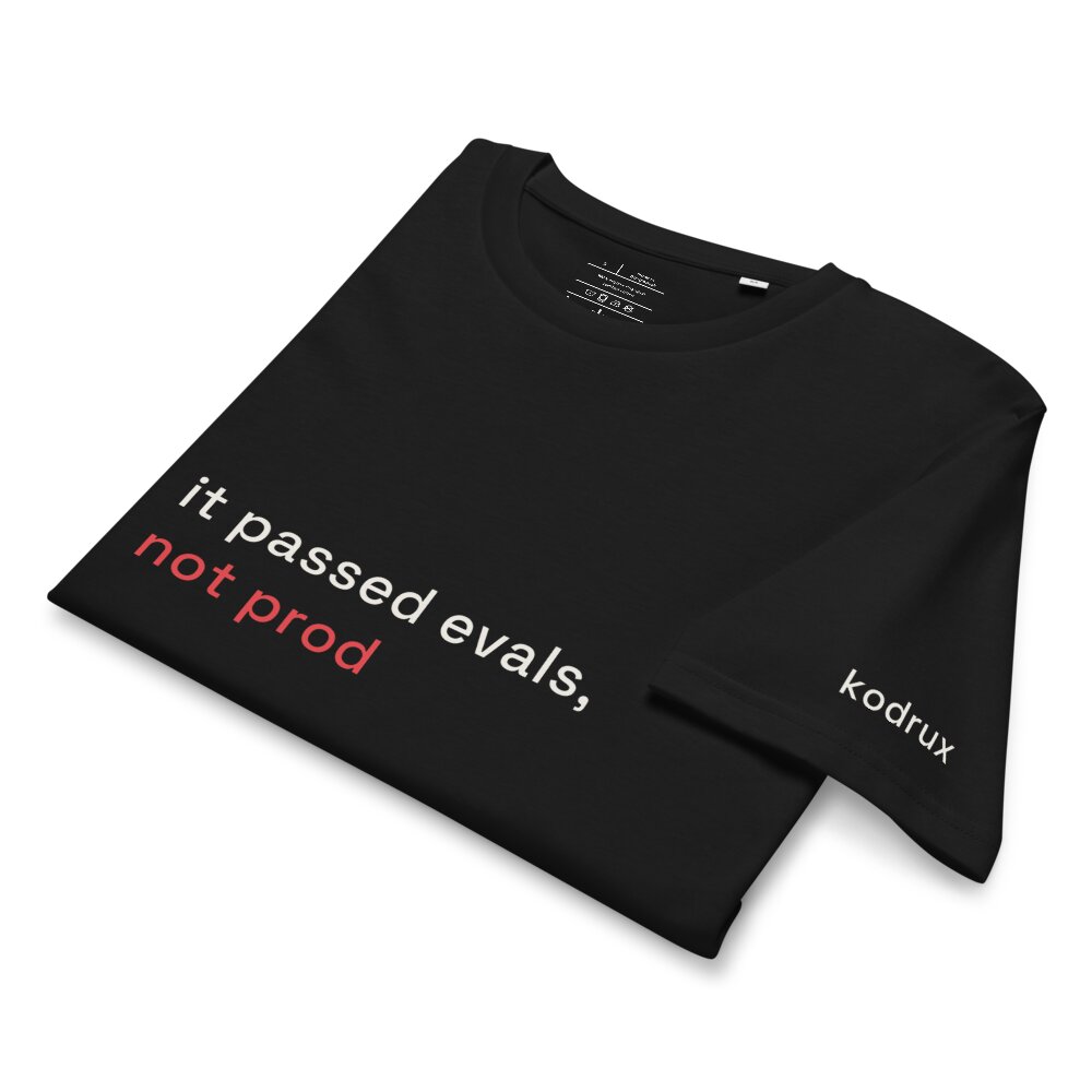 kodrux it passed evals not prod black — folded