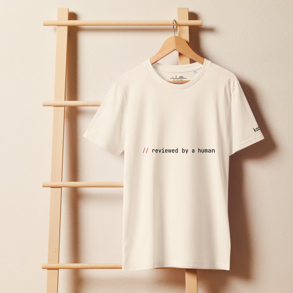 kodrux reviewed by a human vintage white — hanger