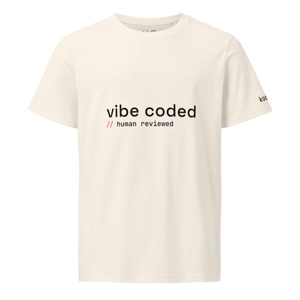 vibe coded // human reviewed · vintage white