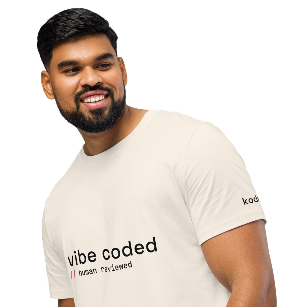kodrux vibe coded vintage white — model front