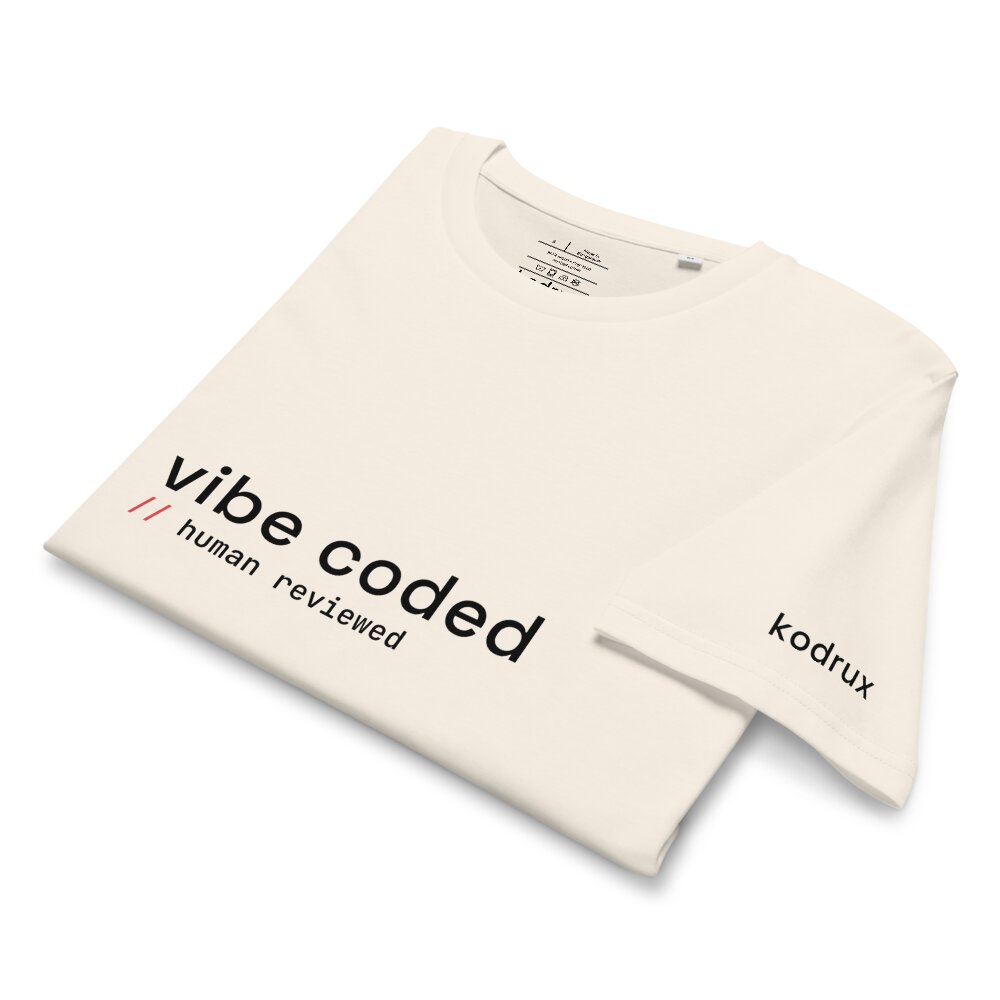 kodrux vibe coded vintage white — folded
